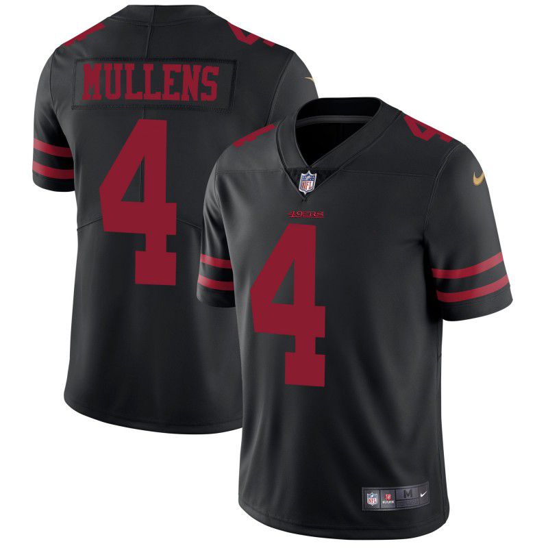 Men San Francisco 49ers #4 Mullens Black Nike Vapor Untouchable Limited Playe NFL Jerseys->new york yankees->MLB Jersey